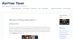 Desktop Screenshot of knittingtoday.com